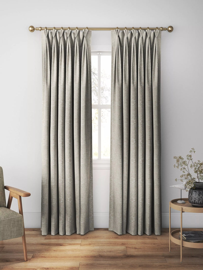 William Morris At Home Marigold woven curtains in Nettle, UK version