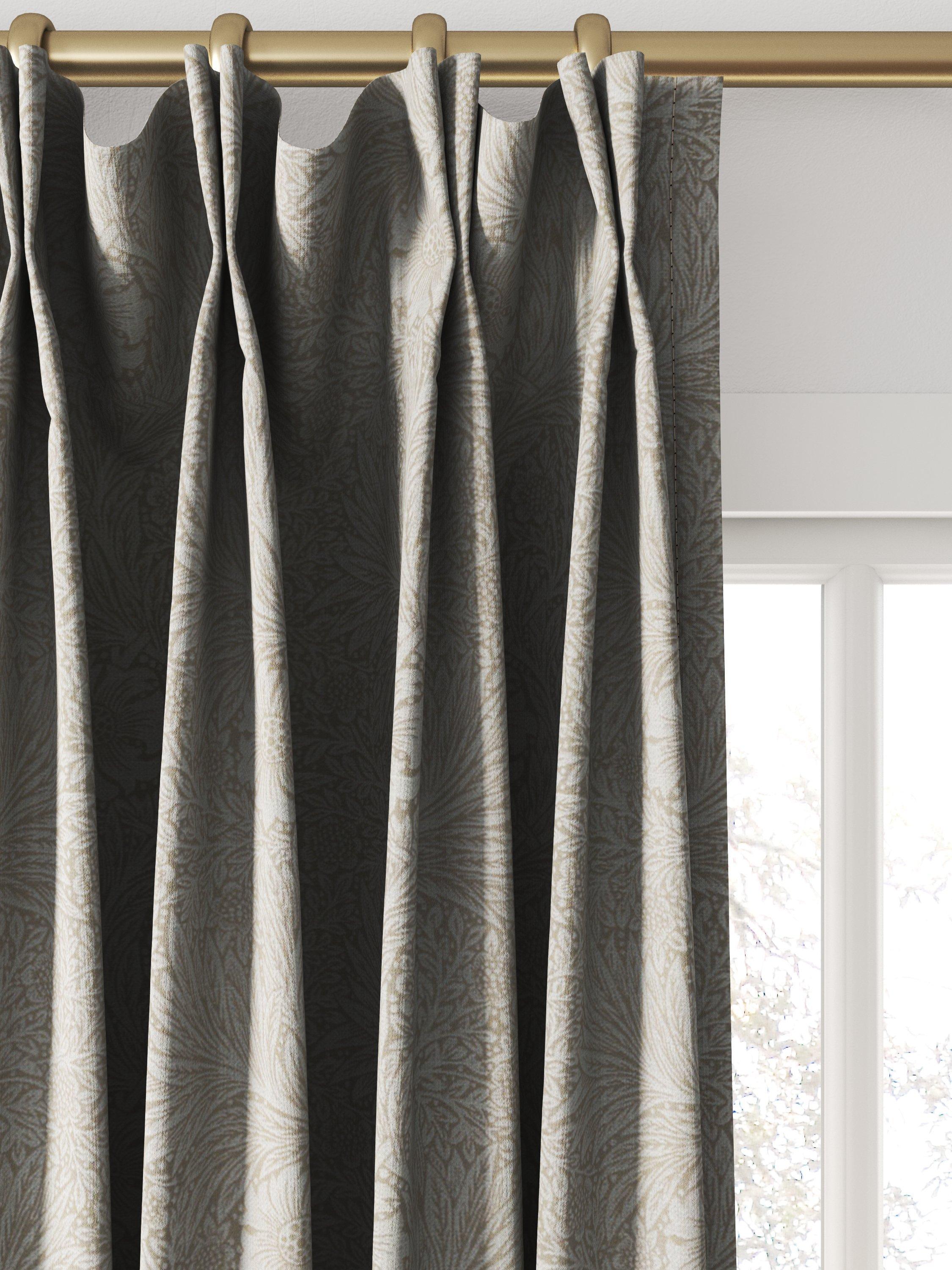 William Morris At Home Marigold woven curtains in Nettle, UK version
