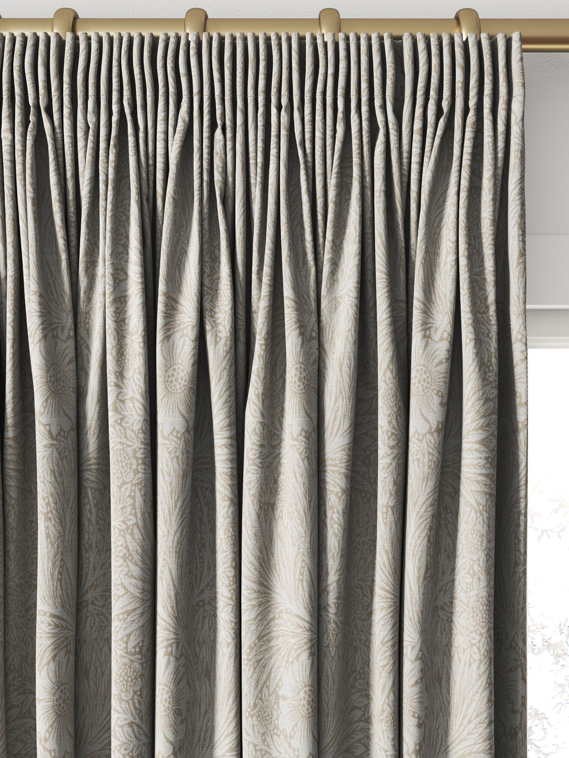 William Morris At Home Marigold woven curtains in Nettle, UK version