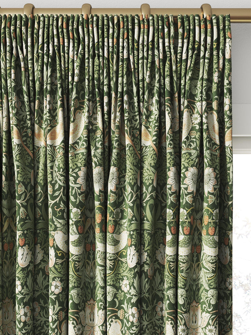 William Morris Strawberry Thief Nettle made to measure curtains - British product