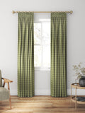 William Morris At Home Strawberry Thief velvet curtains Nettle - British product
