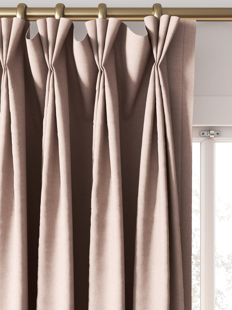 Clarke & Clarke Paradiso made to measure curtains heather - British product