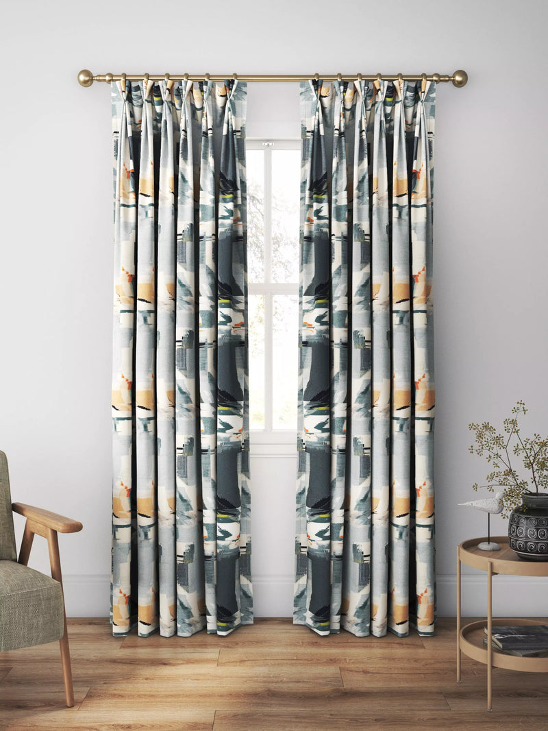 Harlequin Perspective made to measure curtain Slate/Sedona - British brand