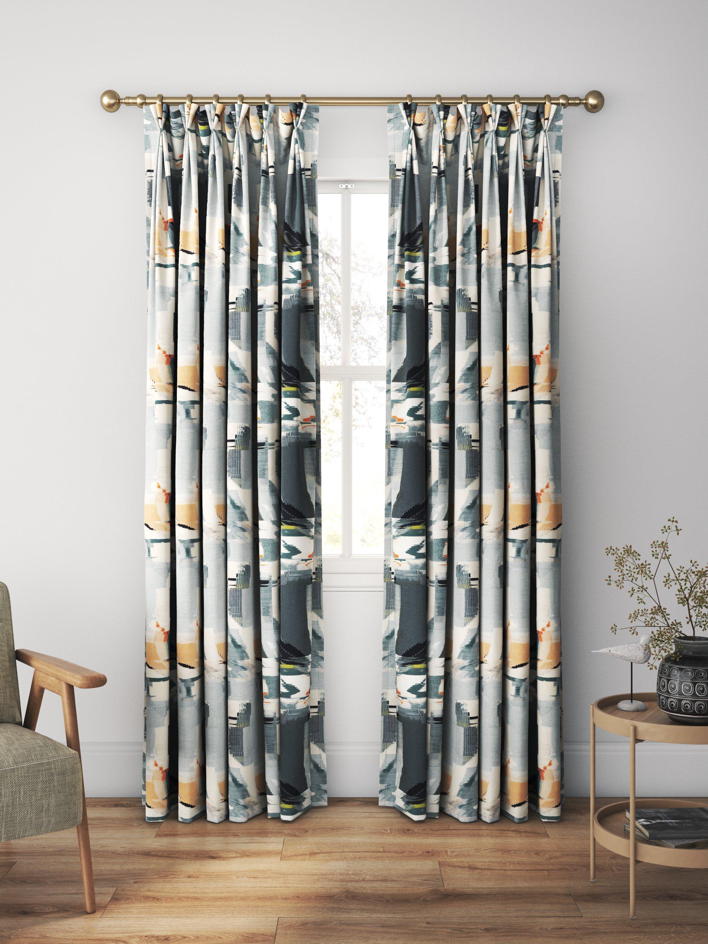 Harlequin Perspective made to measure curtain Slate/Sedona - British brand