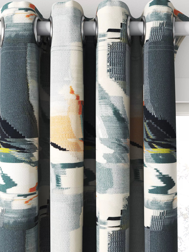 Harlequin Perspective made to measure curtain Slate/Sedona - British brand