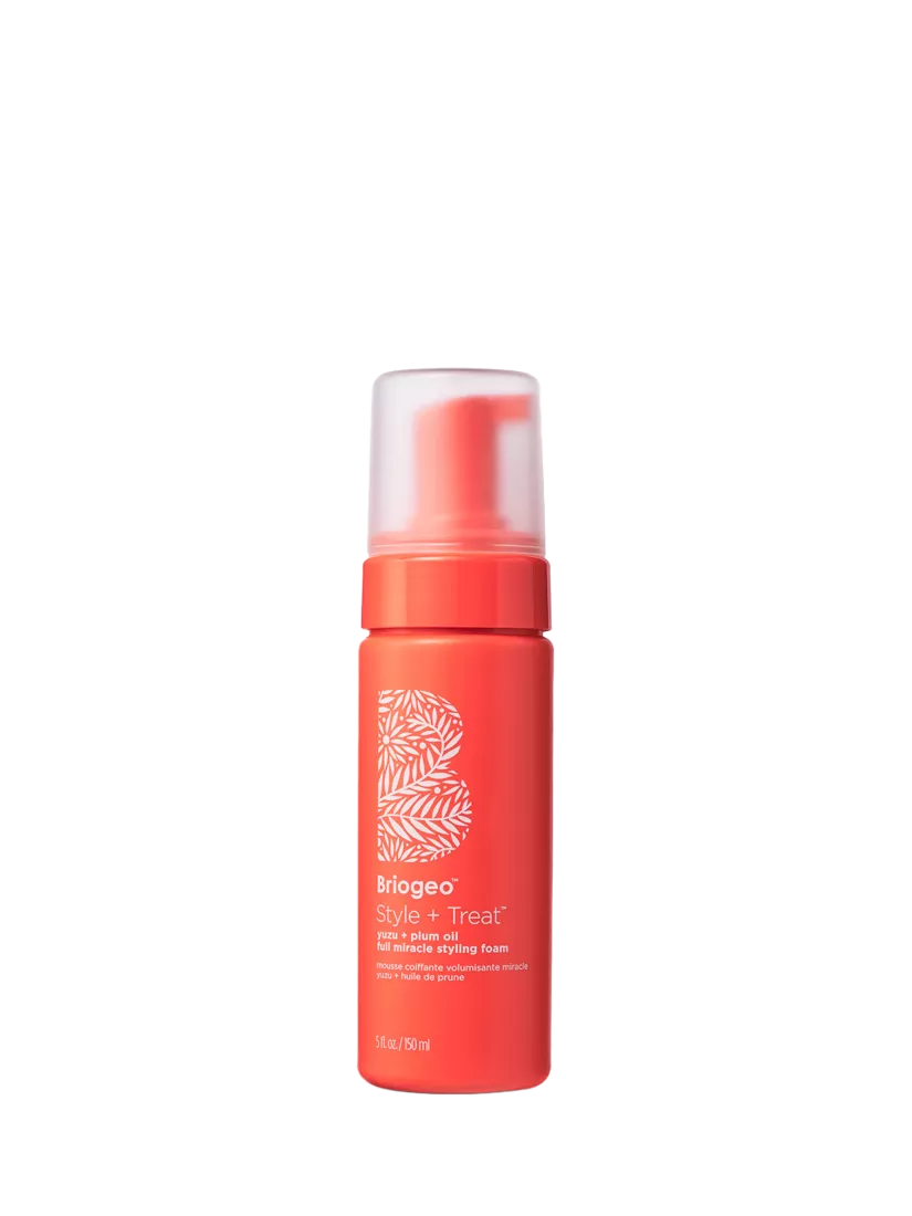 Briogeo styling foam yuzu plum oil 150ml, UK version