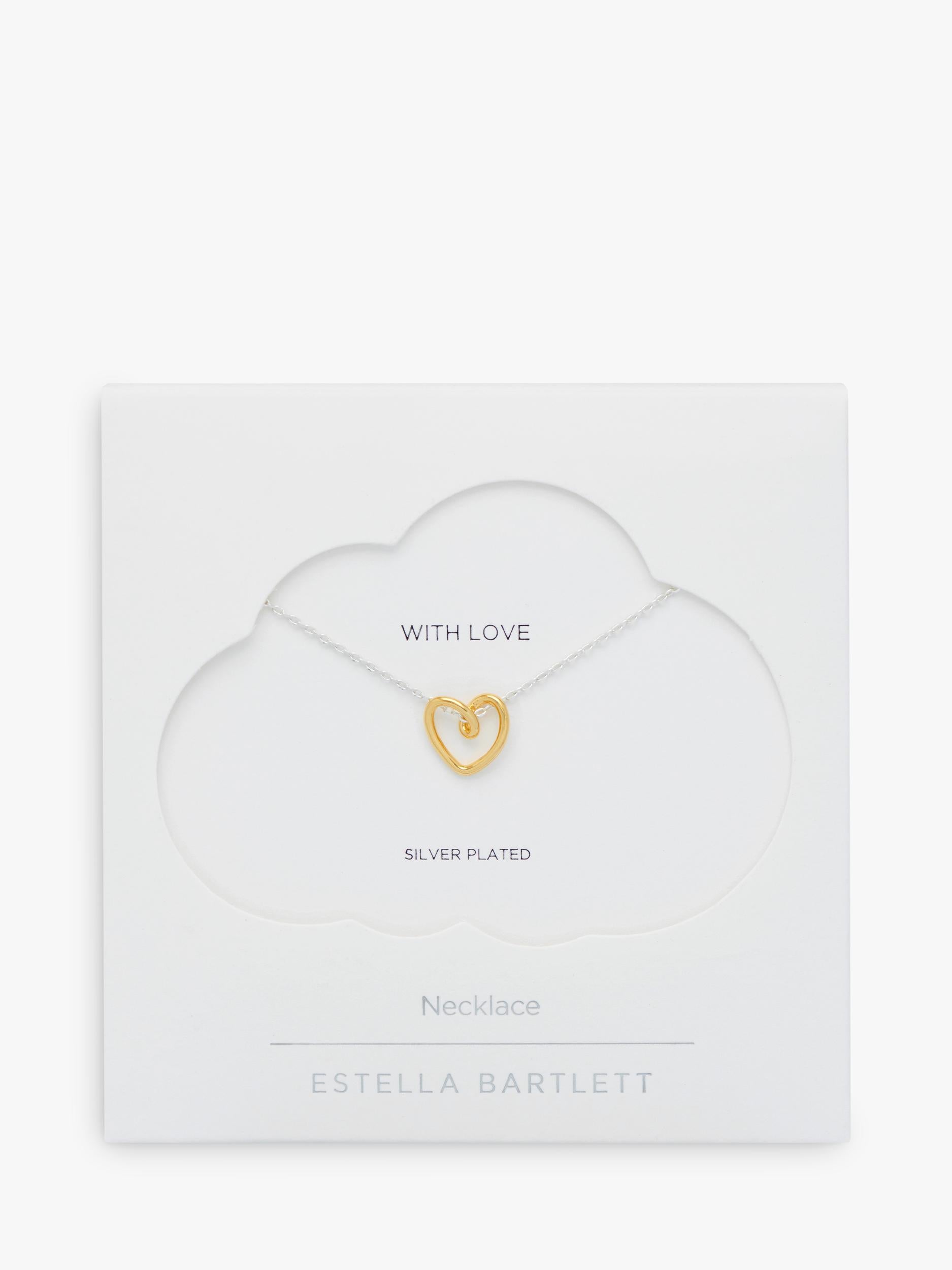 Estella Bartlett With Love heart pendant necklace - British product