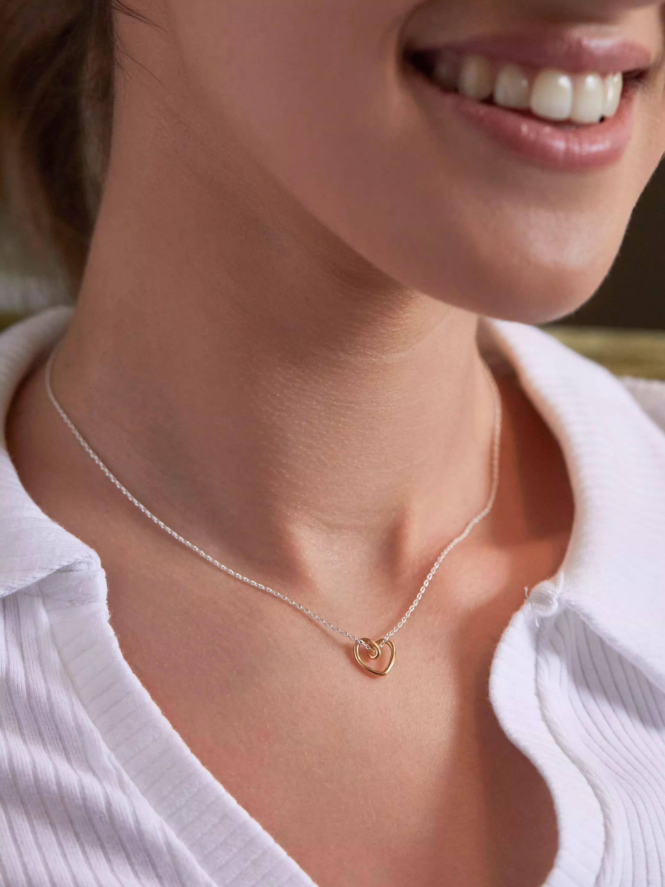 Estella Bartlett With Love heart pendant necklace - British product