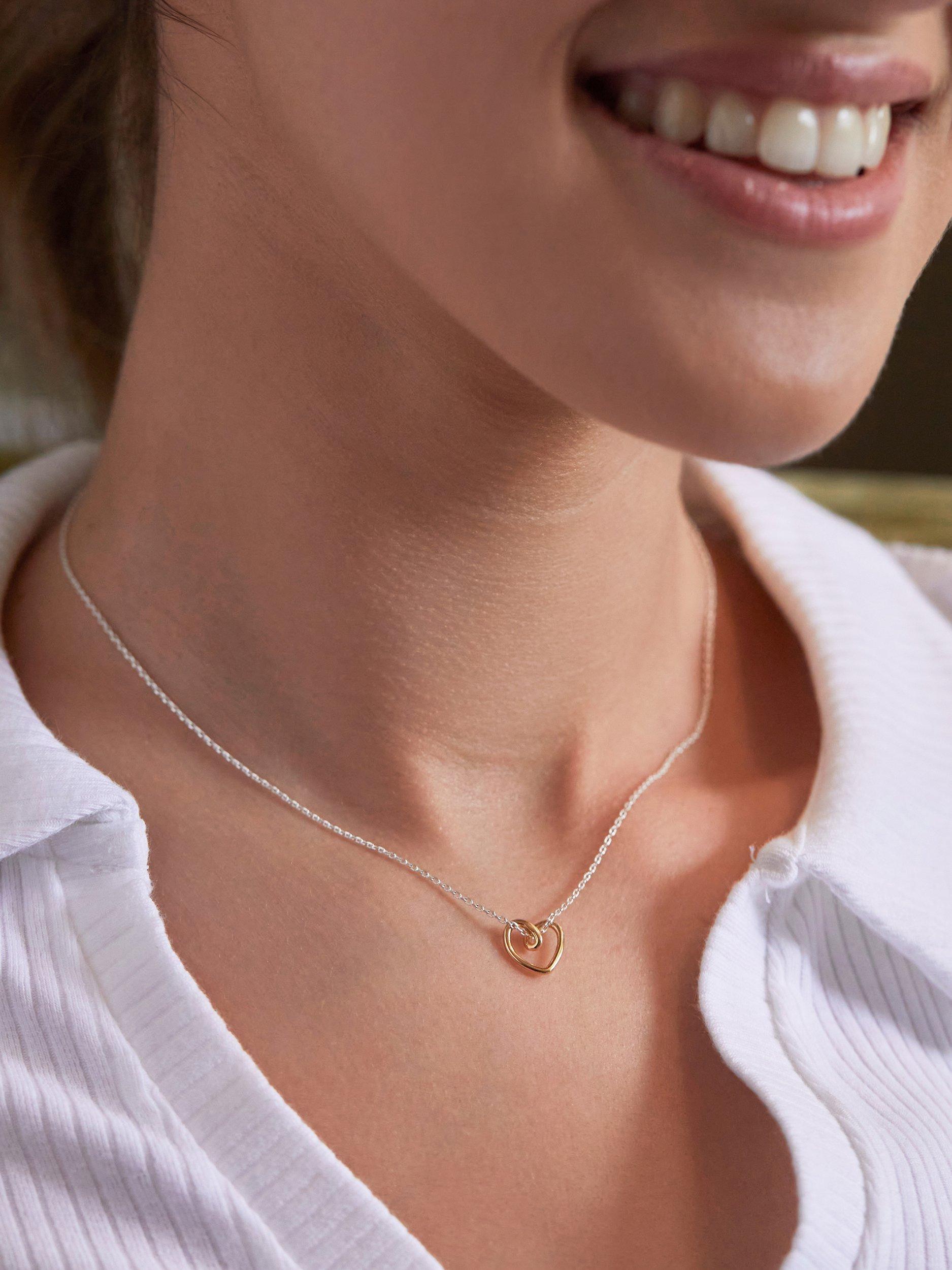 Estella Bartlett With Love heart pendant necklace - British product