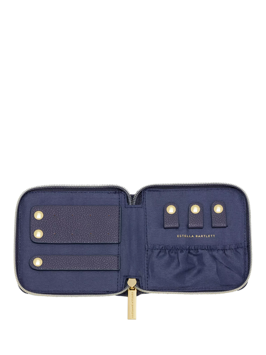 Estella Bartlett Celestial Compact Jewellery Holder, Navy