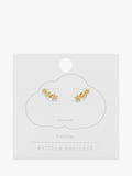 Estella Bartlett cubic zirconia triple star stud earrings gold, UK version
