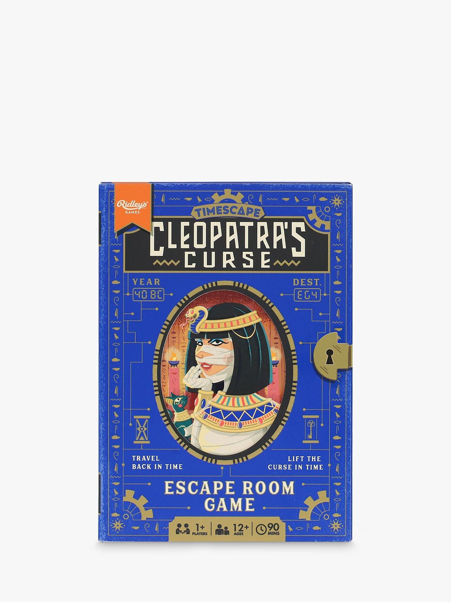 Ridley's Cleopatra's Curse Escape Room Game, imported from the UK
