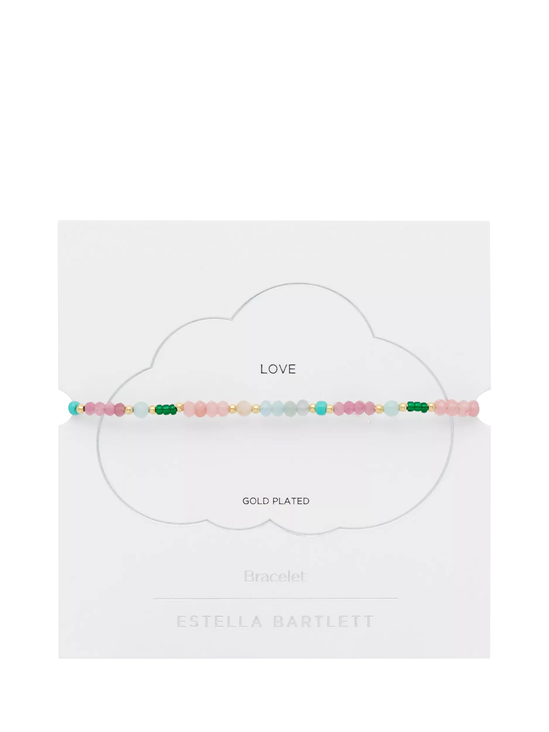 Estella Bartlett Love Mixed Bead Multi Bracelet - British product