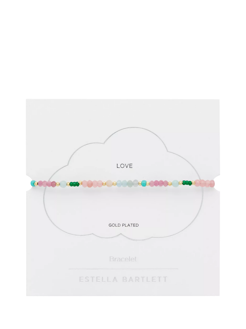 Estella Bartlett Love Mixed Bead Multi Bracelet - British product