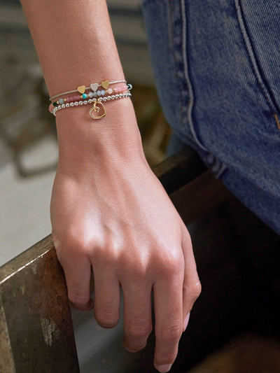 Estella Bartlett Love Mixed Perlen Verstellbares Armband