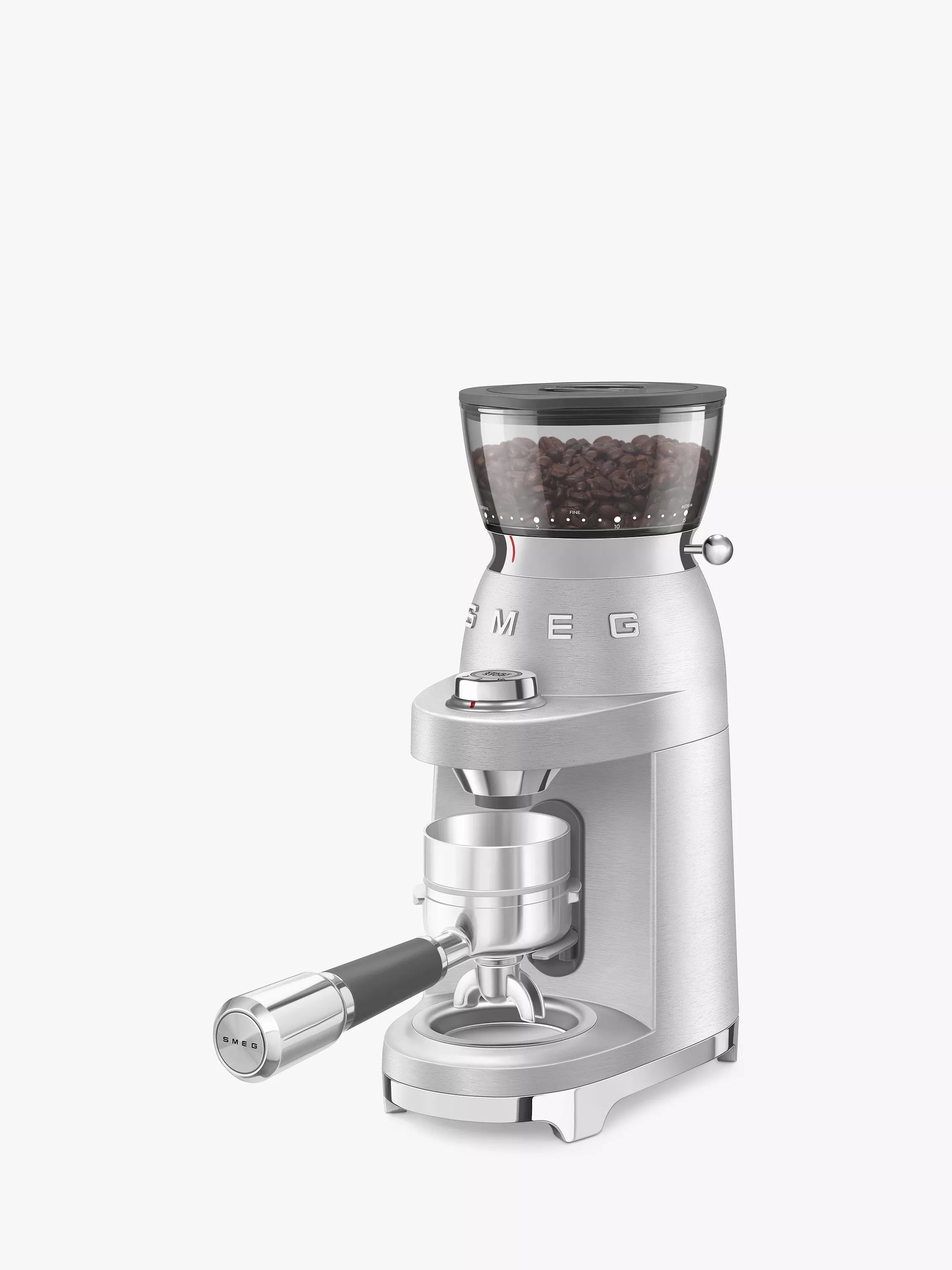 Smeg CGF02SSUK coffee grinder stainless steel (British brand)