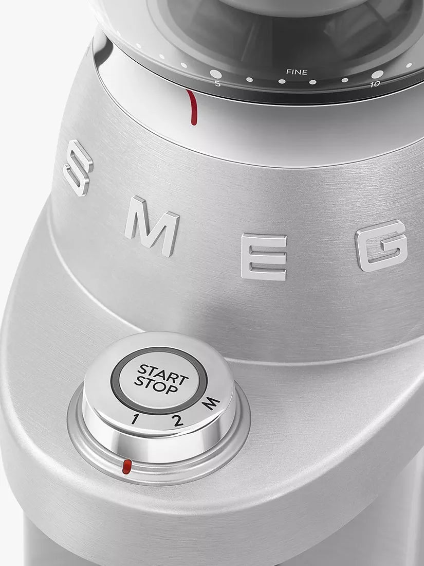 Smeg CGF02SSUK coffee grinder stainless steel (British brand)