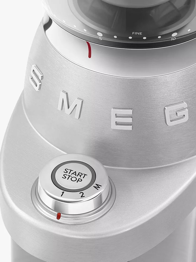 Smeg CGF02SSUK coffee grinder stainless steel (British brand)