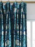 Morris & Co. Pimpernel midnight opal curtains roman blind UK version