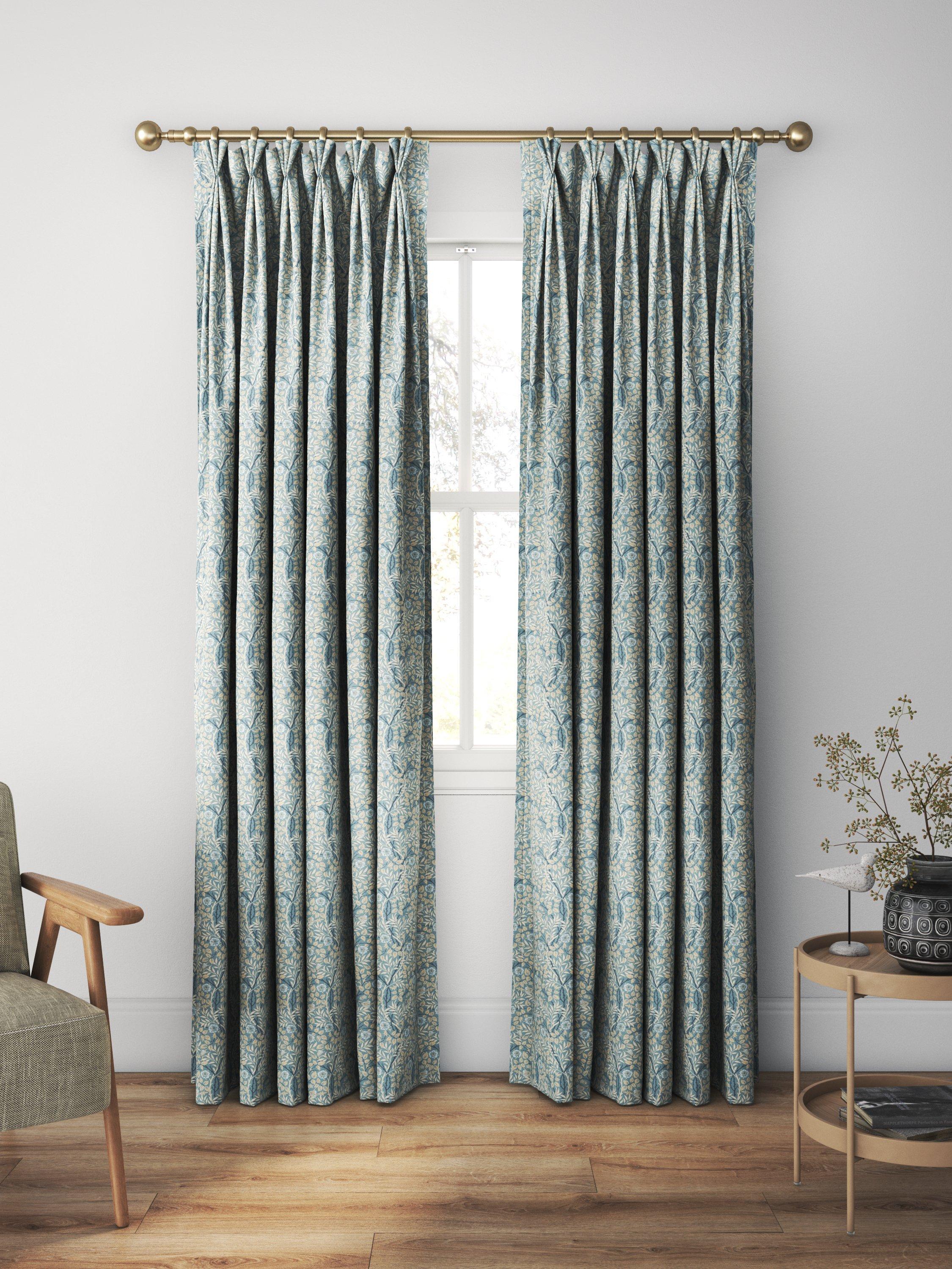 Morris & Co. Sweet Briar curtain in mineral linen, UK version