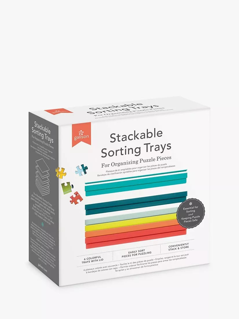 Galison puzzle sorting tray 6 trays - British product