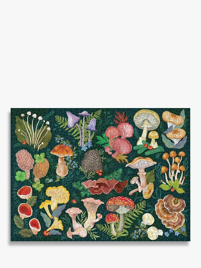 Galison Mushroom Jigsaw Puzzle 1000 Pieces - British product