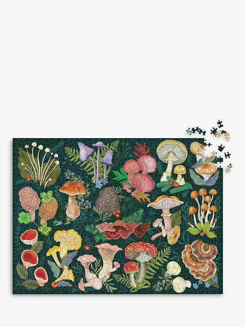 Galison Mushroom Jigsaw Puzzle 1000 Pieces - British product