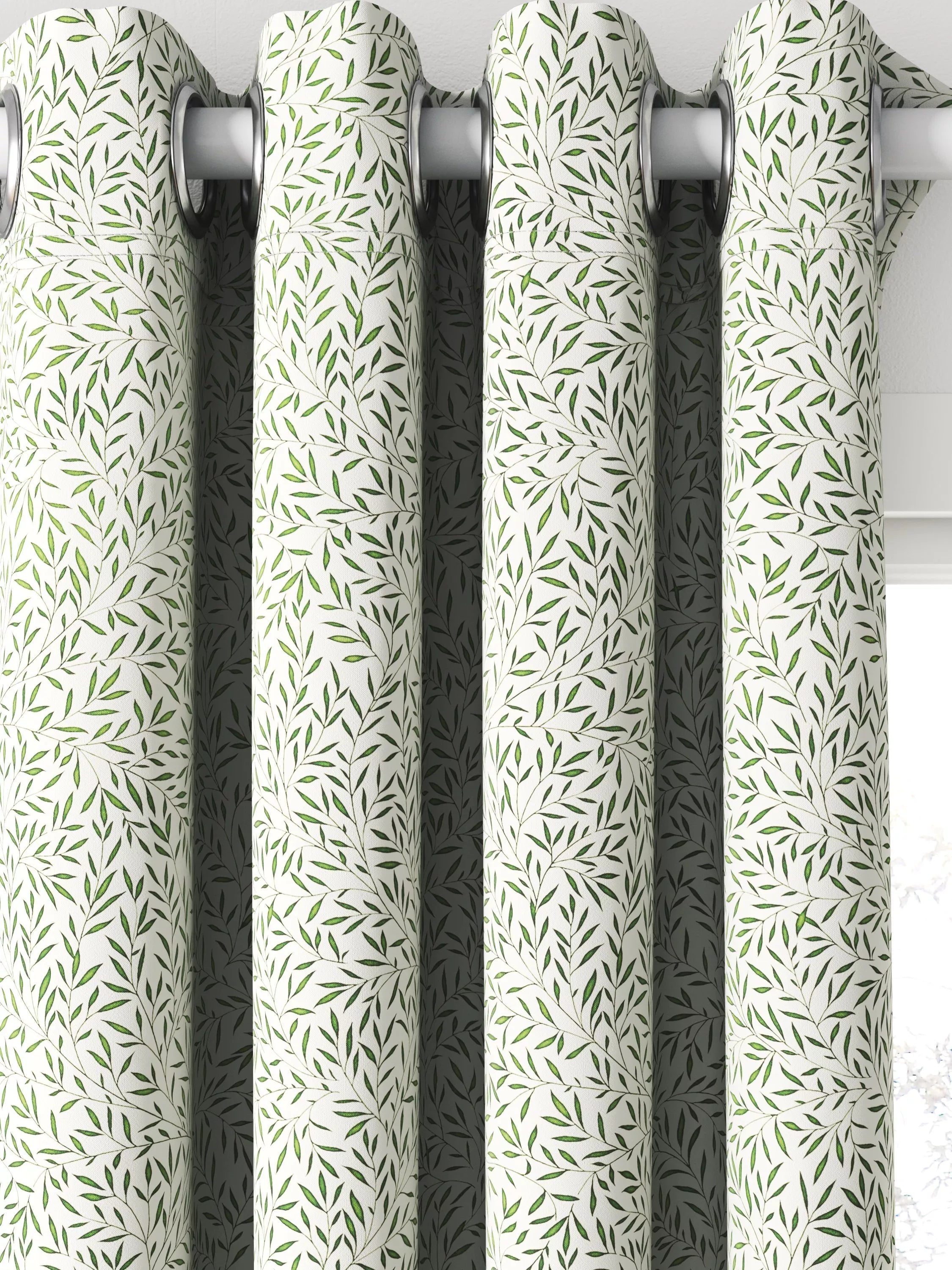 Morris & Co. Lily Leaf made-to-measure curtains (British brand)