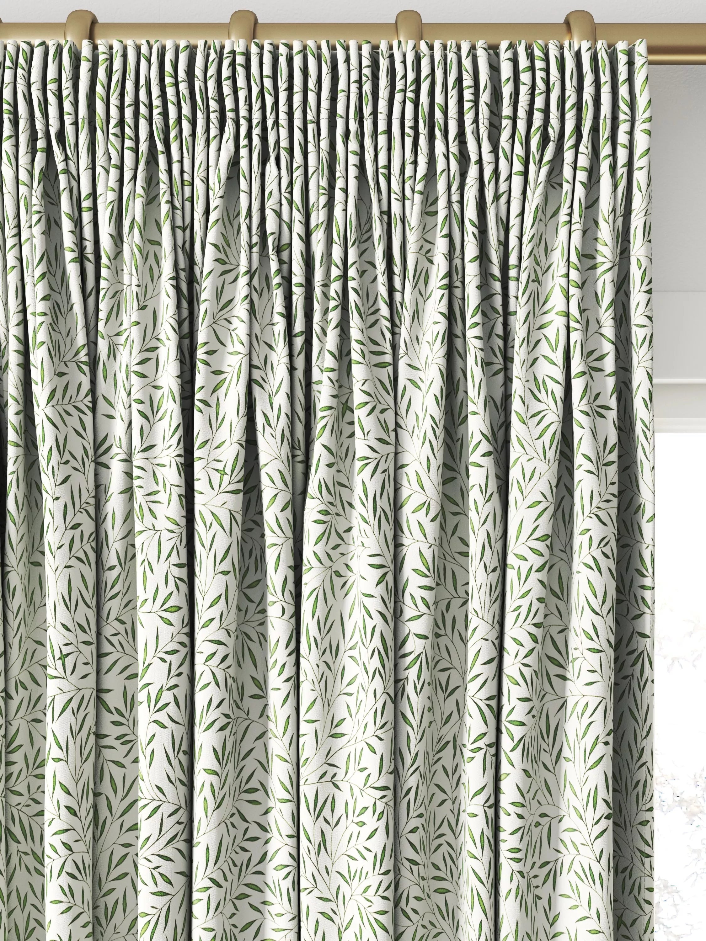 Morris & Co. Lily Leaf made-to-measure curtains (British brand)