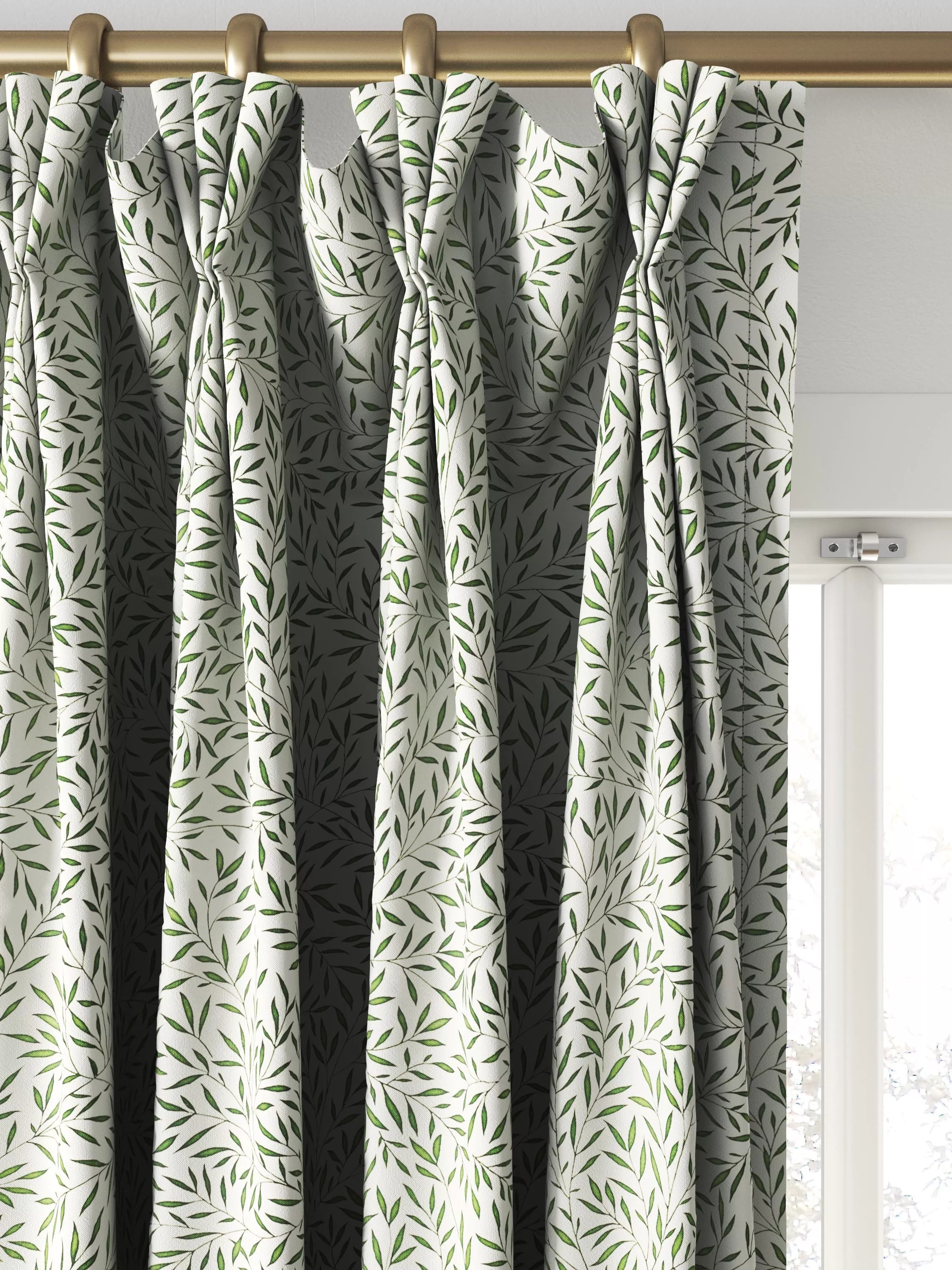 Morris & Co. Lily Leaf made-to-measure curtains (British brand)