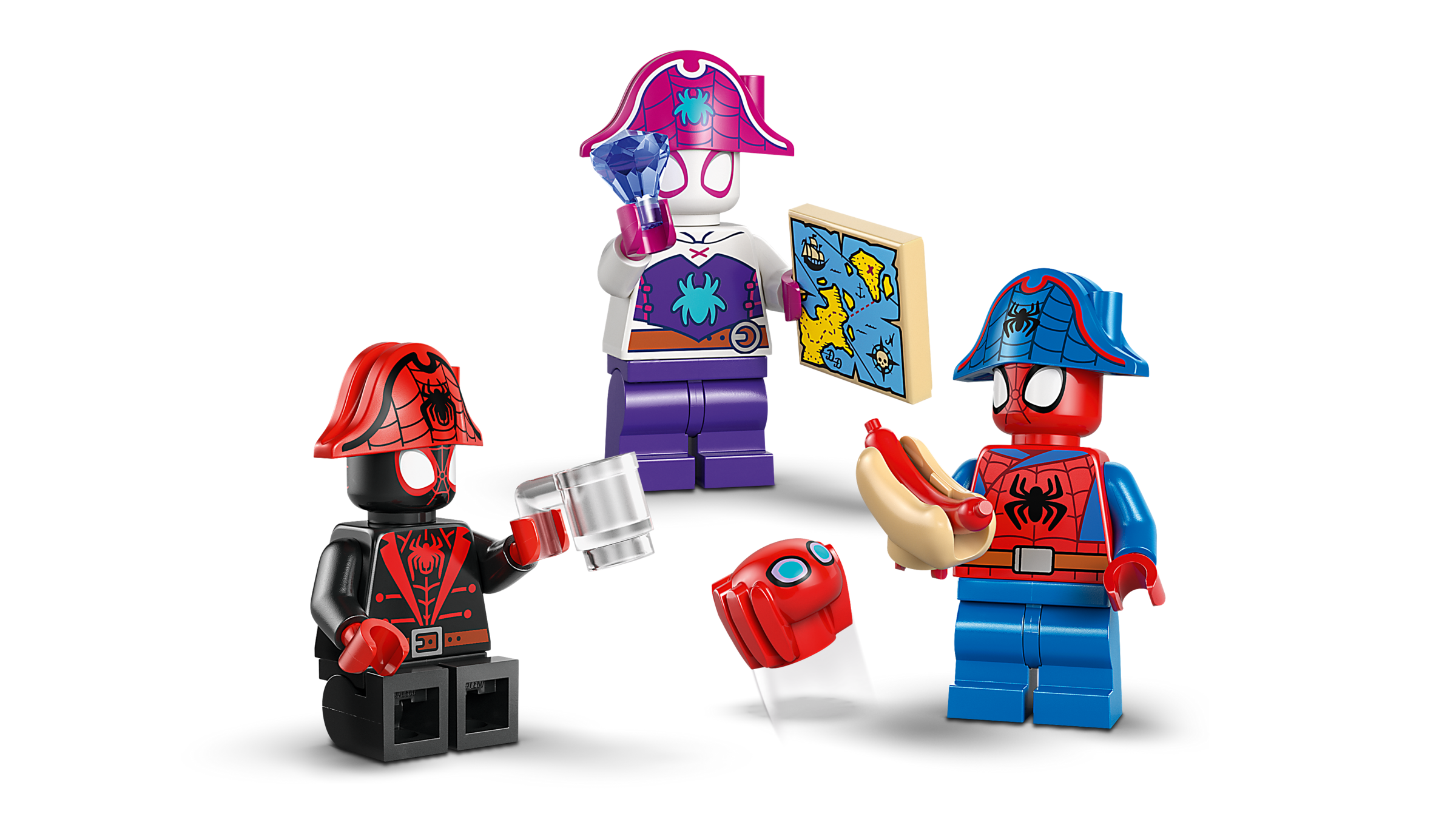 LEGO Marvel Team Spidey Pirate Ship building set with minifigures - British product