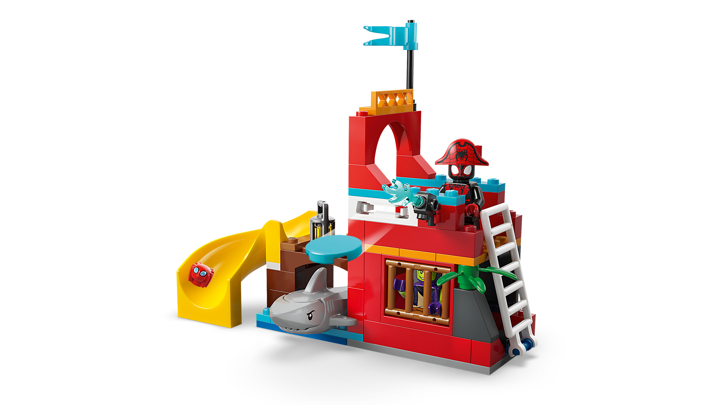 LEGO Marvel Team Spidey Pirate Ship building set with minifigures - British product