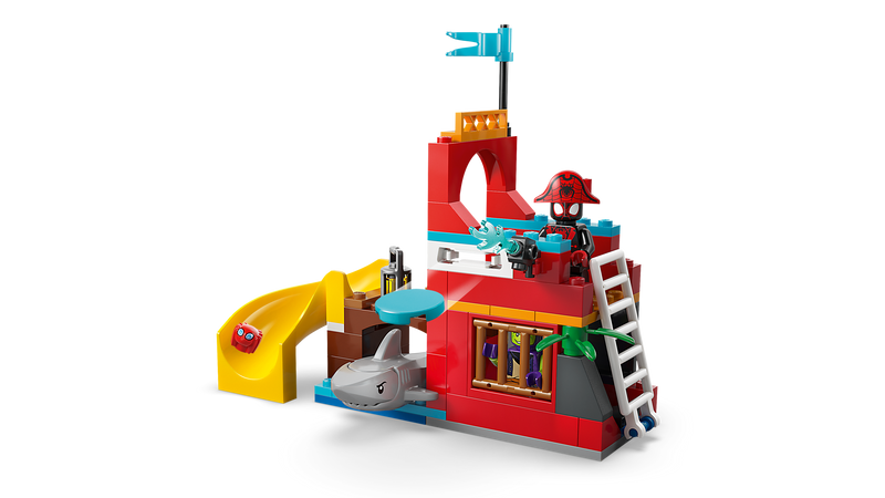 LEGO Marvel Team Spidey Pirate Ship building set with minifigures - British product