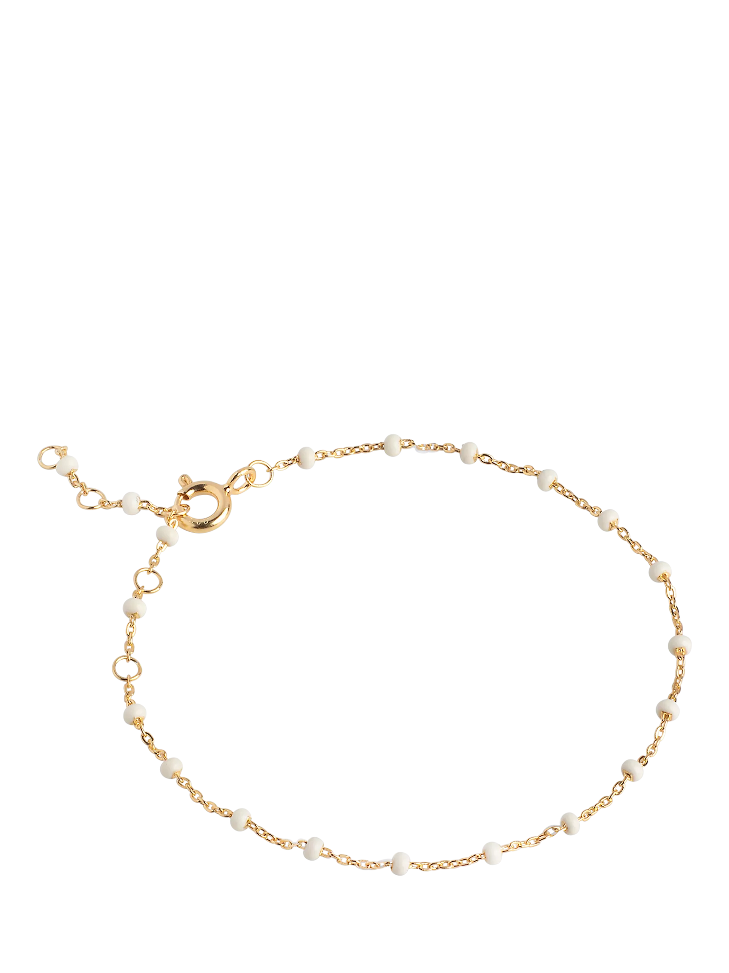 ENAMEL Copenhagen Enamel Bead Chain Bracelet - Gold/Multi