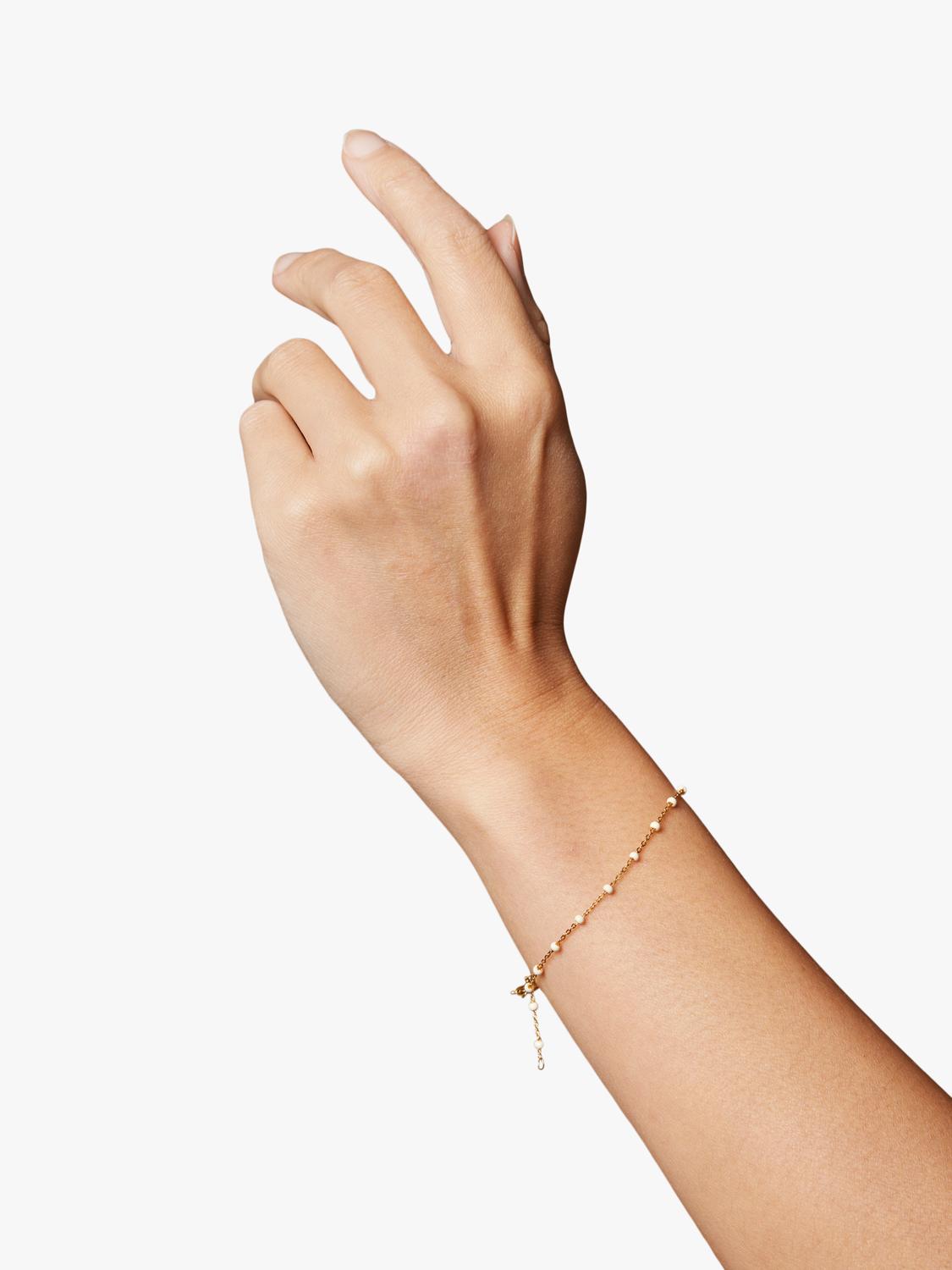 ENAMEL Copenhagen Lola Enamel Bead Chain Bracelet, imported from the UK