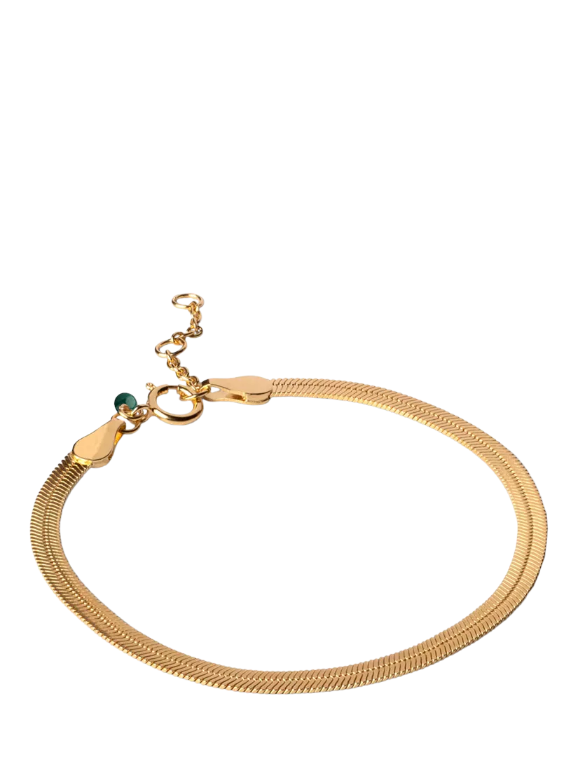 ENAMEL Copenhagen Caroline Chain Bracelet gold plated, UK version