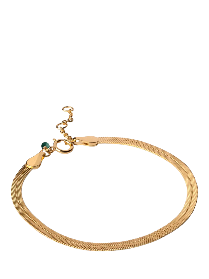 ENAMEL Copenhagen Caroline Chain Bracelet gold plated, UK version