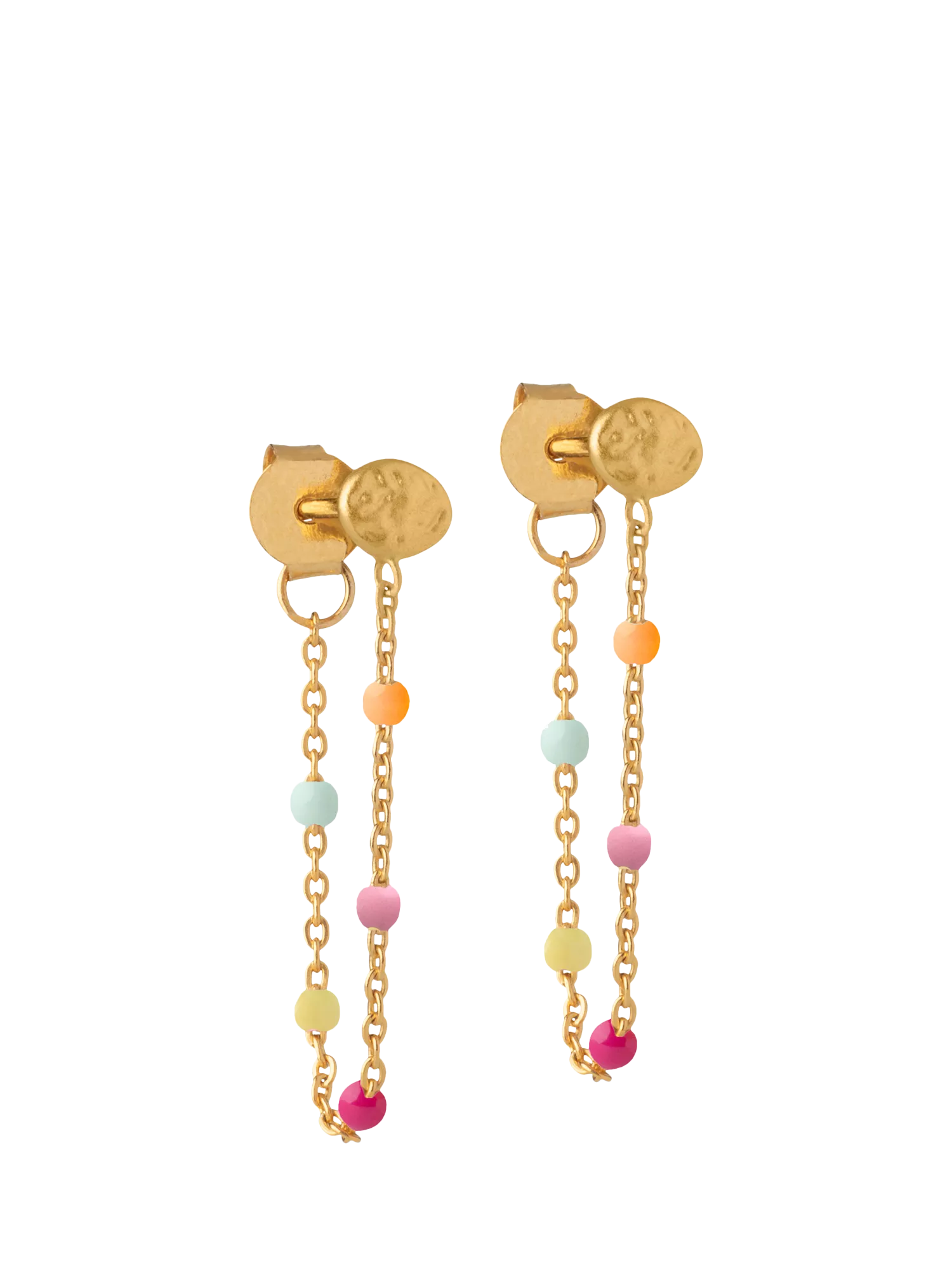 ENAMEL Copenhagen Lola Enamel Chain Drop Earrings
