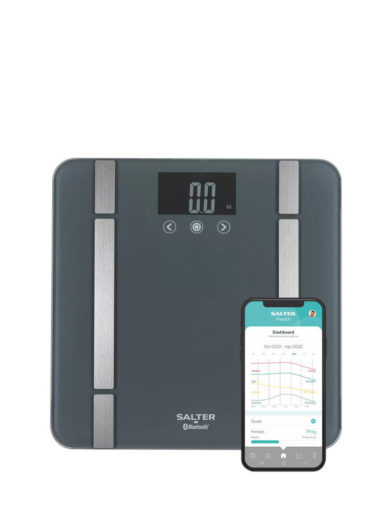 Salter bathroom scale charcoal (British brand)