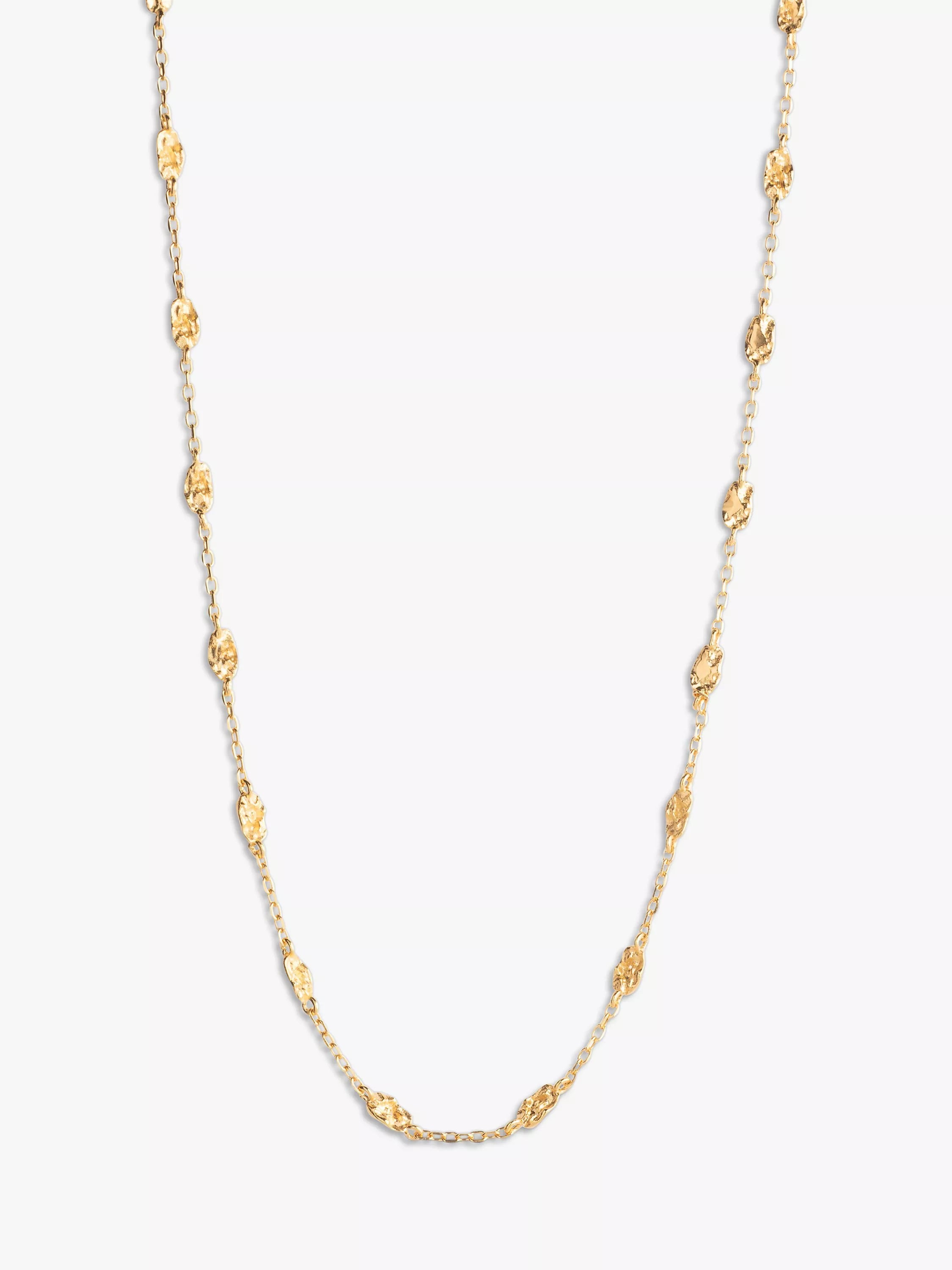 ENAMEL Copenhagen Kia gold plated charm necklace, UK version