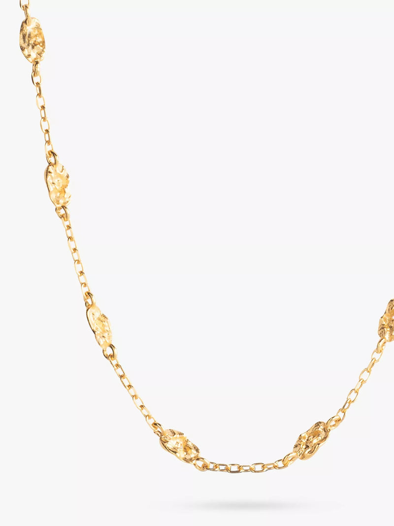 ENAMEL Copenhagen Kia gold plated charm necklace, UK version