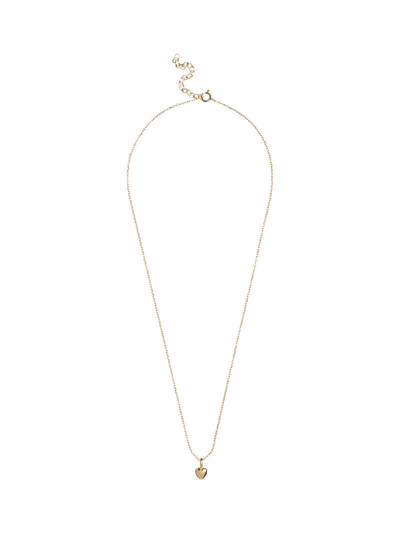 John Lewis ENAMEL Copenhagen Amore Necklace Gold Plated Silver Length 45 + 5 cm- Buy online at McGrocer