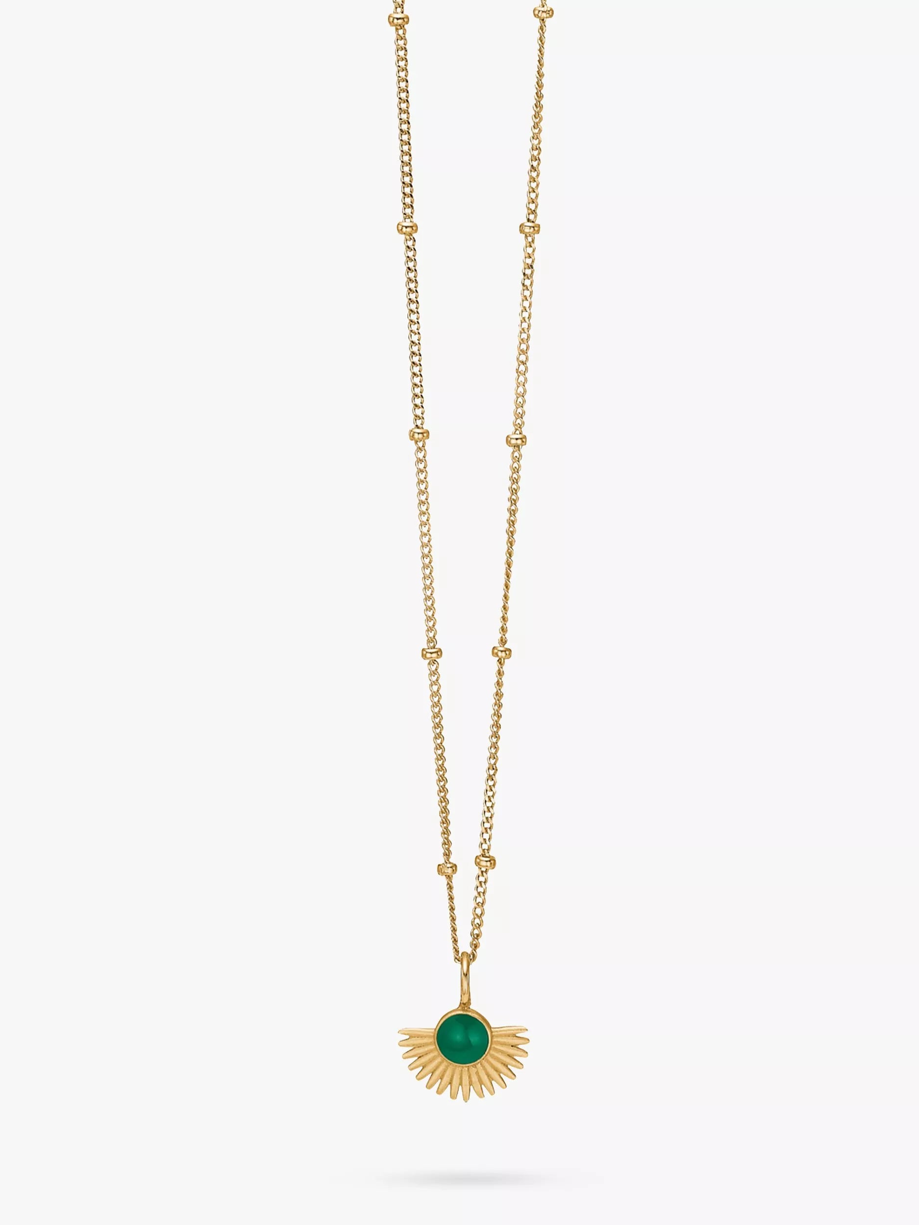 ENAMEL Copenhagen Soleil Necklace, Green