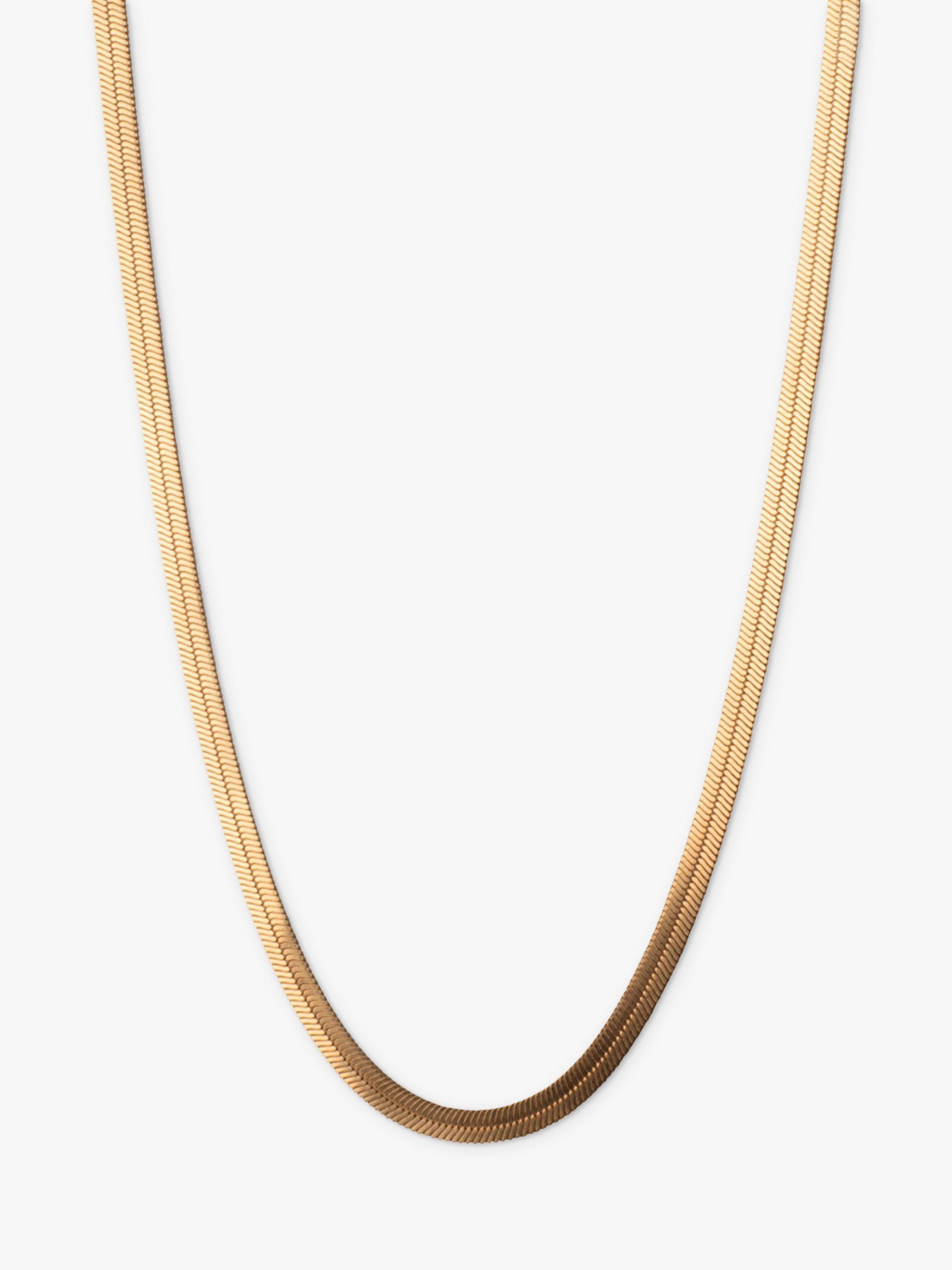 ENAMEL Copenhagen gold chain necklace 42cm (British brand)