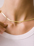ENAMEL Copenhagen gold chain necklace 42cm (British brand)