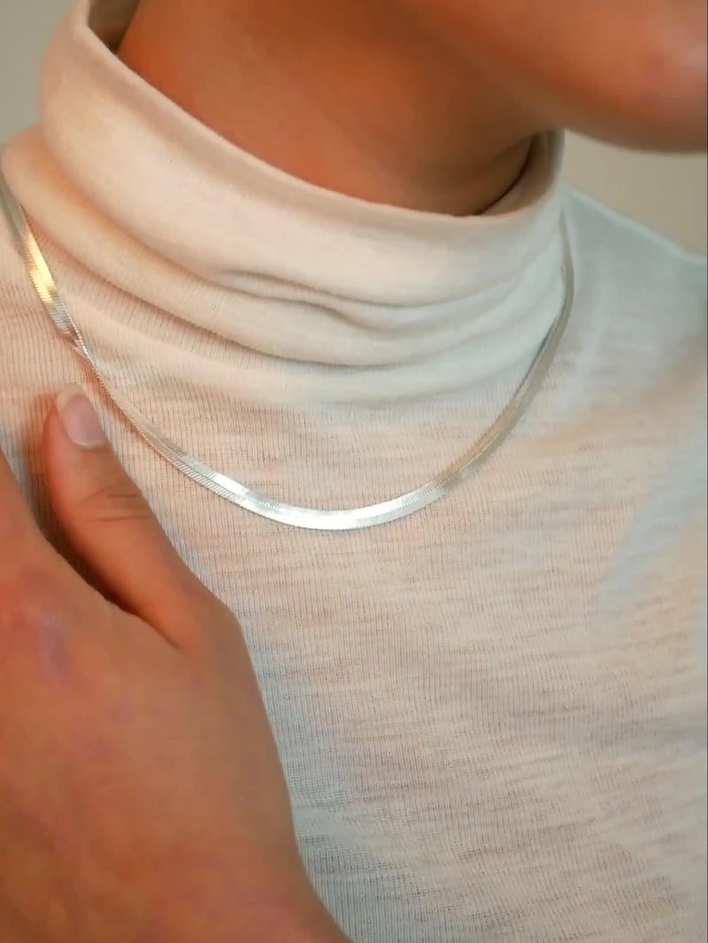 ENAMEL Copenhagen gold chain necklace 42cm (British brand)