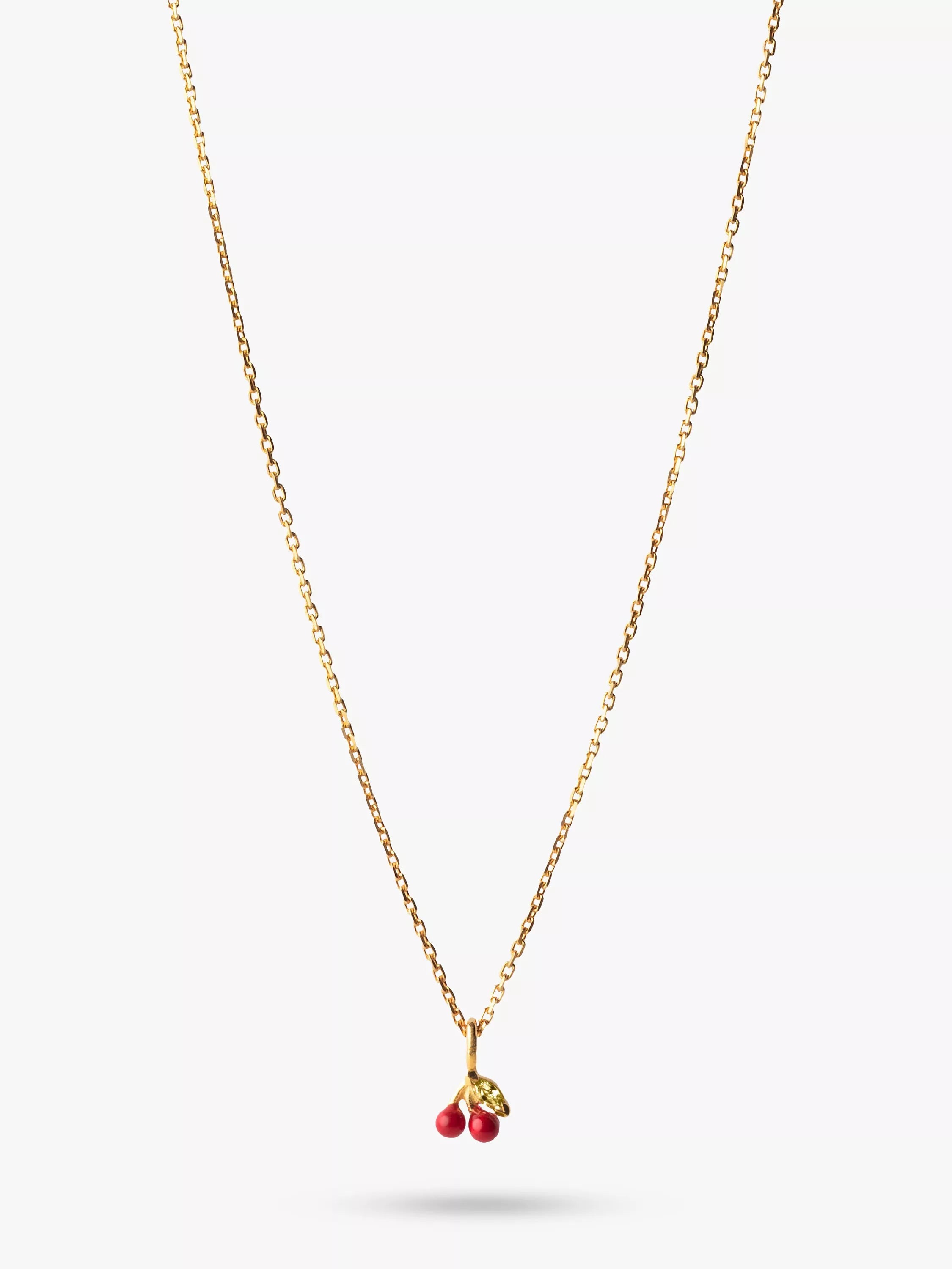 ENAMEL Copenhagen cherry pendant necklace 42-45cm, UK version