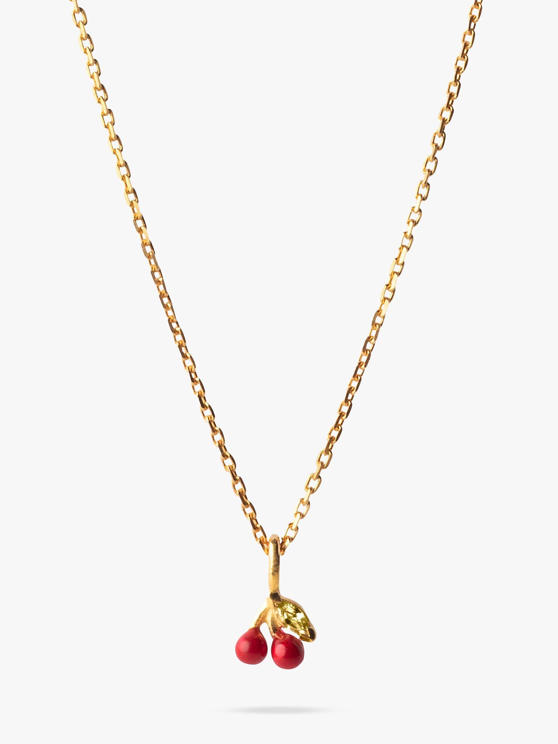ENAMEL Copenhagen cherry pendant necklace 42-45cm, UK version