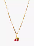 ENAMEL Copenhagen cherry pendant necklace 42-45cm, UK version