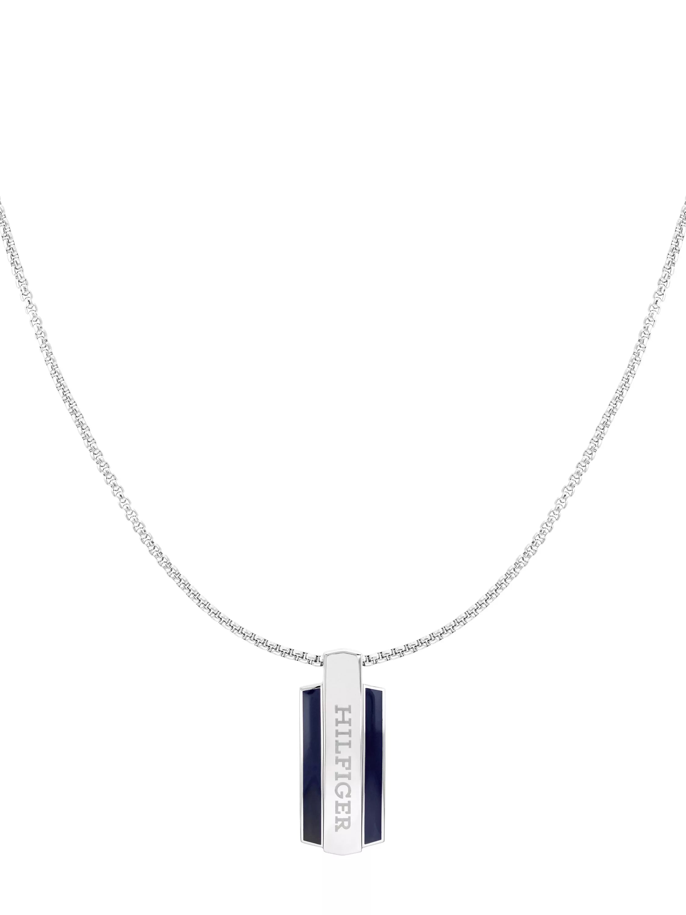 Tommy Hilfiger men's pendant necklace silver (British brand)